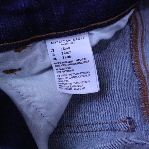 American Eagle High Rise Jeggin 8 short - Picture 9 of 9
